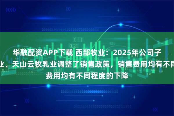华融配资APP下载 西部牧业：2025年公司子公司花园乳业、天山云牧乳业调整了销售政策，销售费用均有不同程度的下降